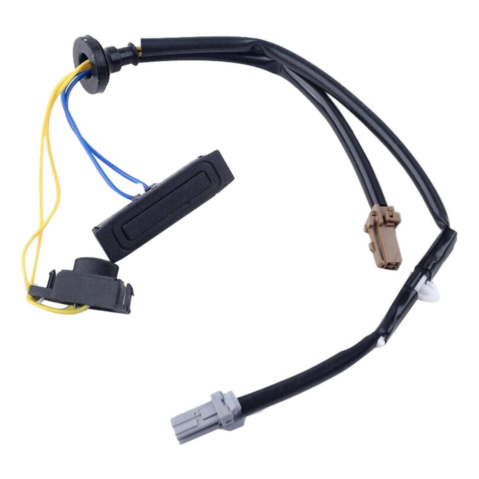 Trunk Lid Release Tailgate Opening Switch with Cable Fit for