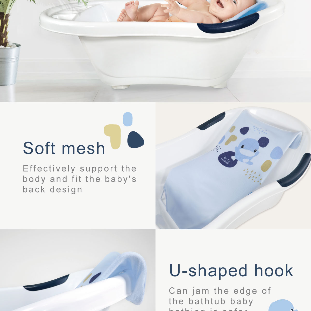 LƯỚI ĐỠ TẮM BÉ KUKU - KU1133