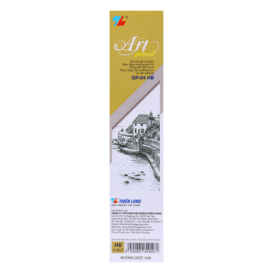 Hộp 10 Bút Chì Gỗ Thiên Long GP-04