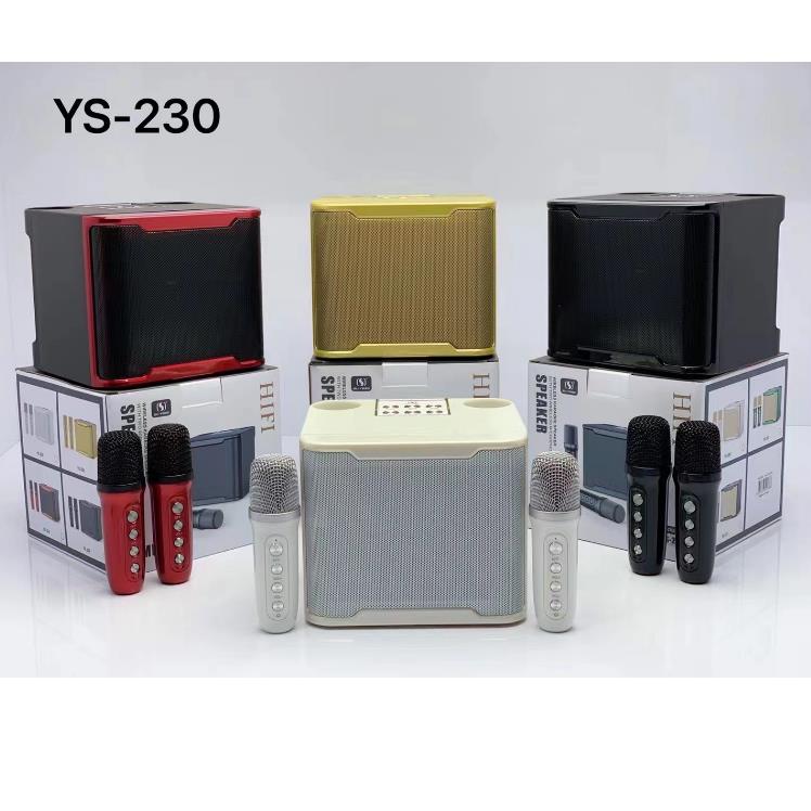 LOA BLUETOOTH KARAOKE SUYOSD YS-230 KÈM 2 Micro không dây -Hàng Chính Hãng