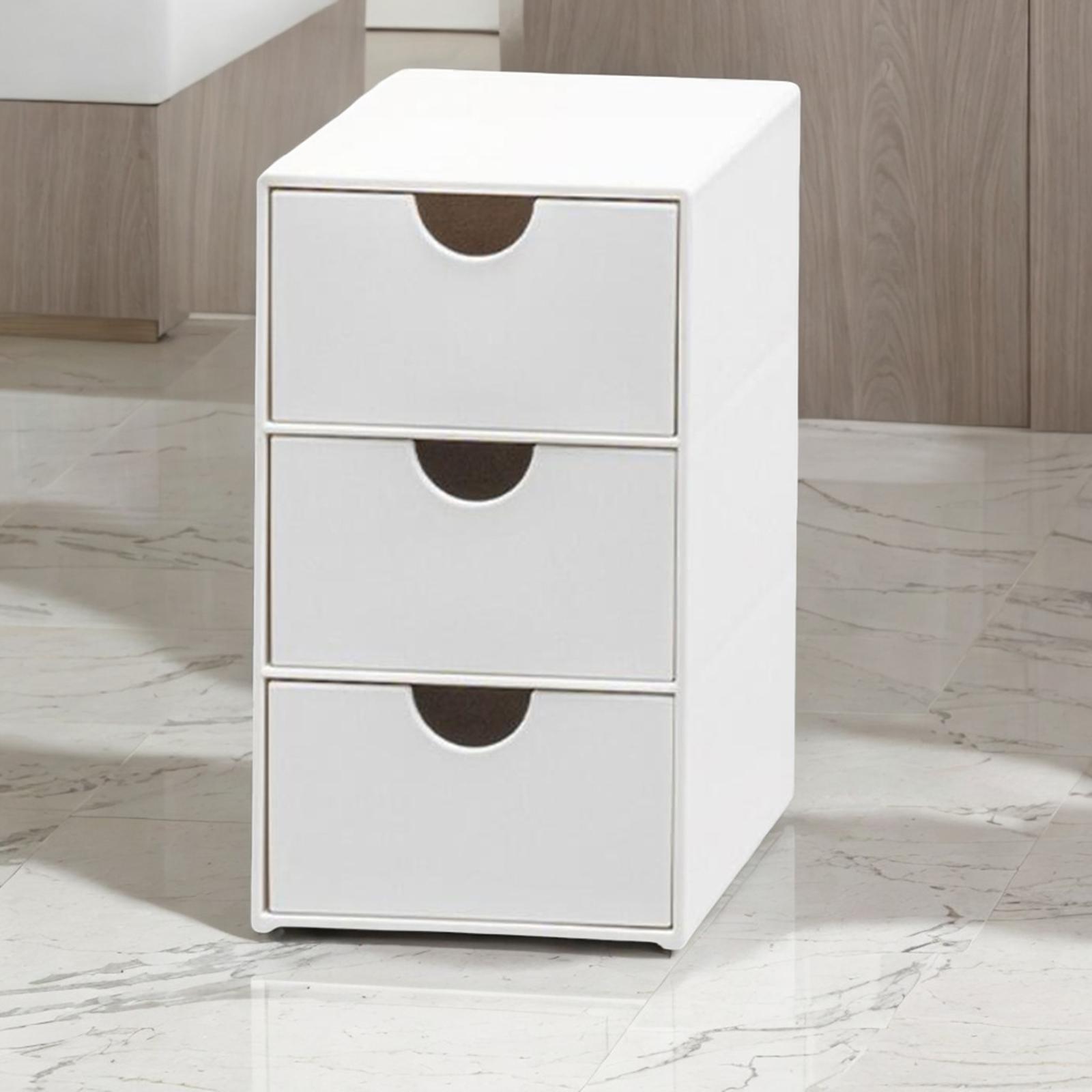 Desktop Drawer Organizer Versatile Office Supplies Organiser for Vanity Desk