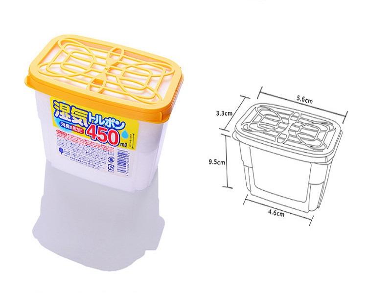 Set 03 Hộp hút ẩm, khử mùi, chống mốc Kokubo 450ml - Hàng nội địa Nhật Bản.