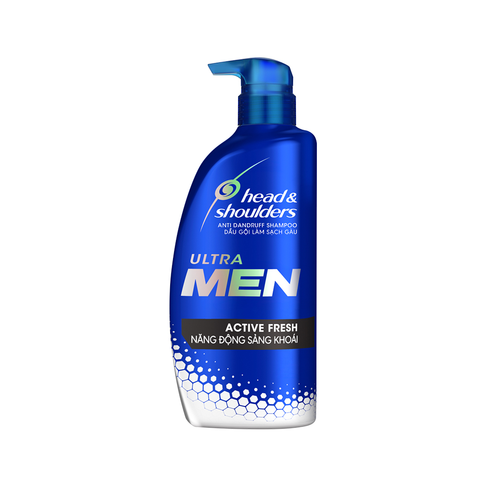 Dầu Gội HEAD &amp; SHOULDERS Ultra Men Năng Động Sảng Khoái Chai 650ml