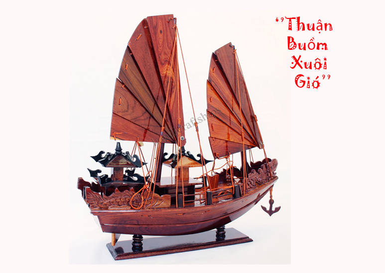 Hạ Long 30 gỗ cẩm (buồm gỗ)