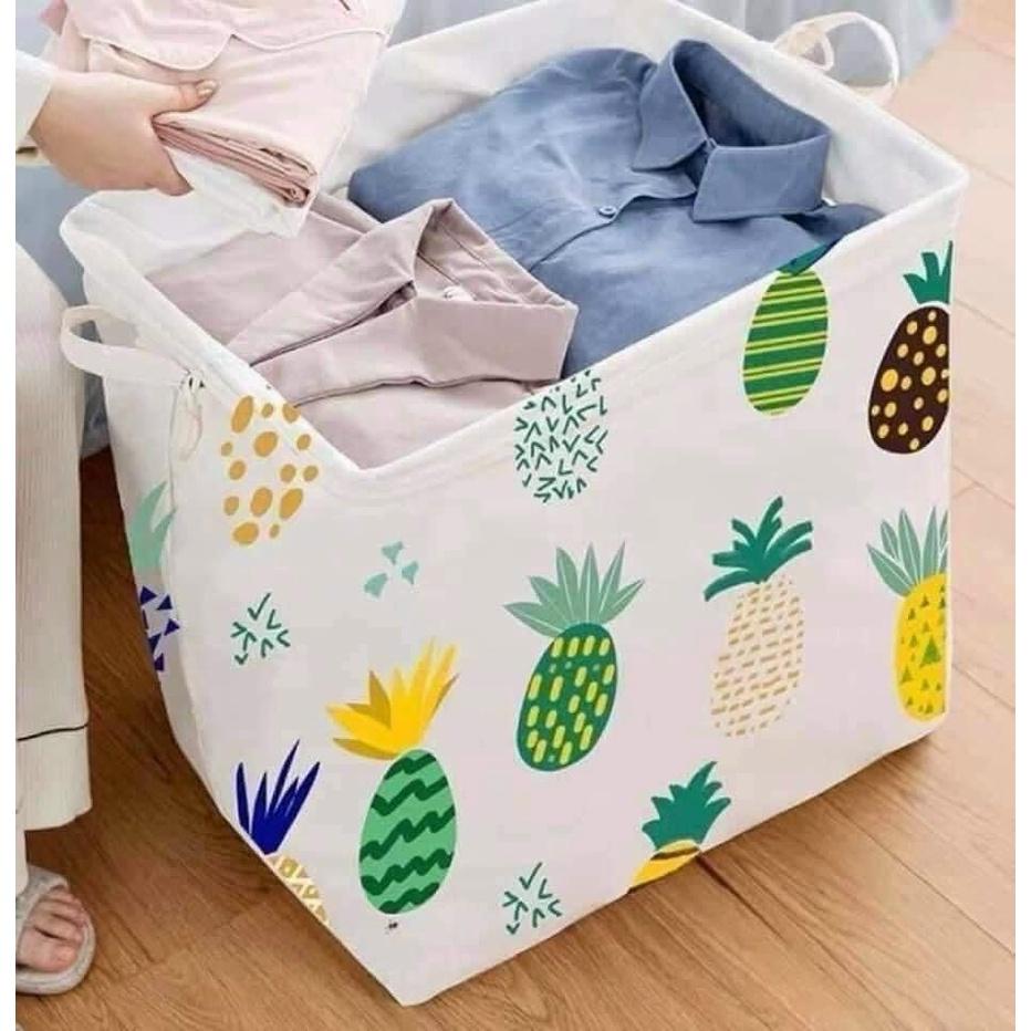 Túi Đựng Chăn Màn Quần Áo Đa Năng Vải Canvas Chống Thấm Nước Phong Cách Vintage Thể Tích 100L