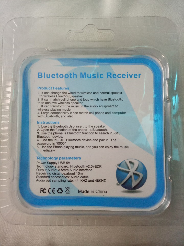 USB BLUETOOTH PT810 - Chuyển loa thường thành loa Bluetooth - Hàng chính hãng