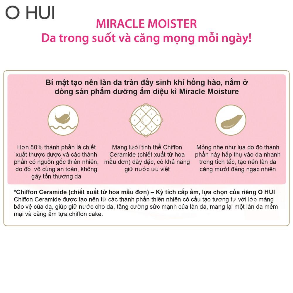 Bộ dưỡng ẩm chống lão hóa 5 món OHUI Miracle Moisture 5pcs Gimmick