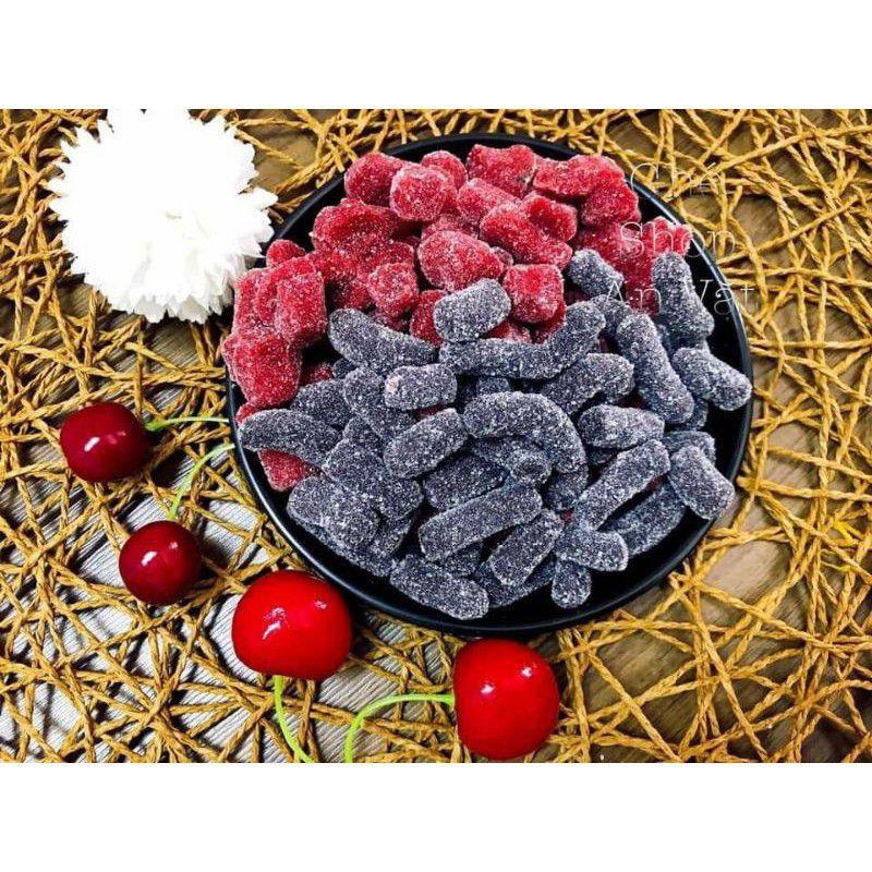 Dâu Tây Mix Dâu Tằm hủ Pet 400g - Trai Đẹp Snack