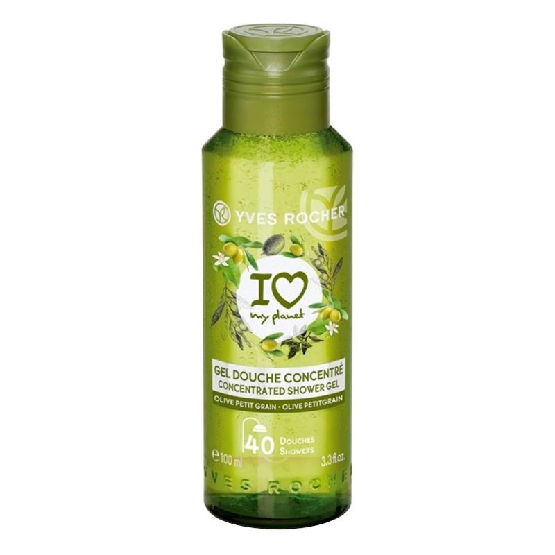 Gel Tắm Cô Đặc Yves Rocher Olive Petitgrain Concentrated Shower Gel 100ml