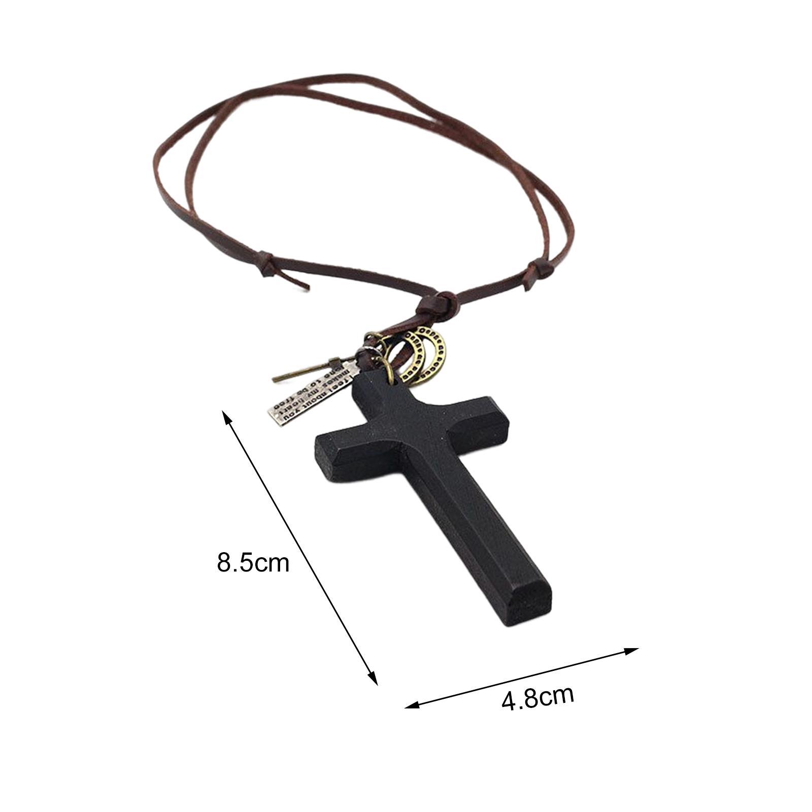 Cross Pendant Necklace Accessory Faith Cross Pendant Necklace for Valentines Day