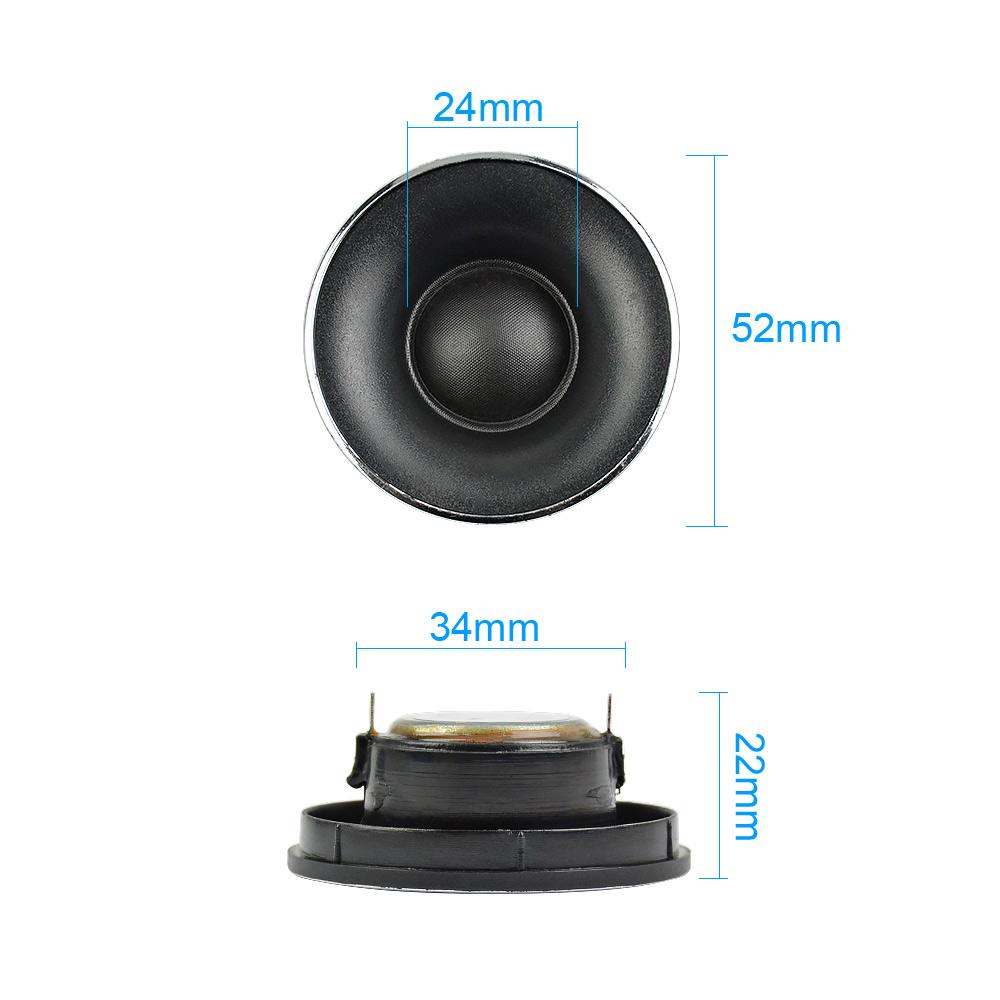 AIYIMA 2 CHIẾC Tweeter Loa Âm Thanh 52MM 6 Ohm 10W Lụa Dome Neodymium Từ Tính Loa Treble Loa