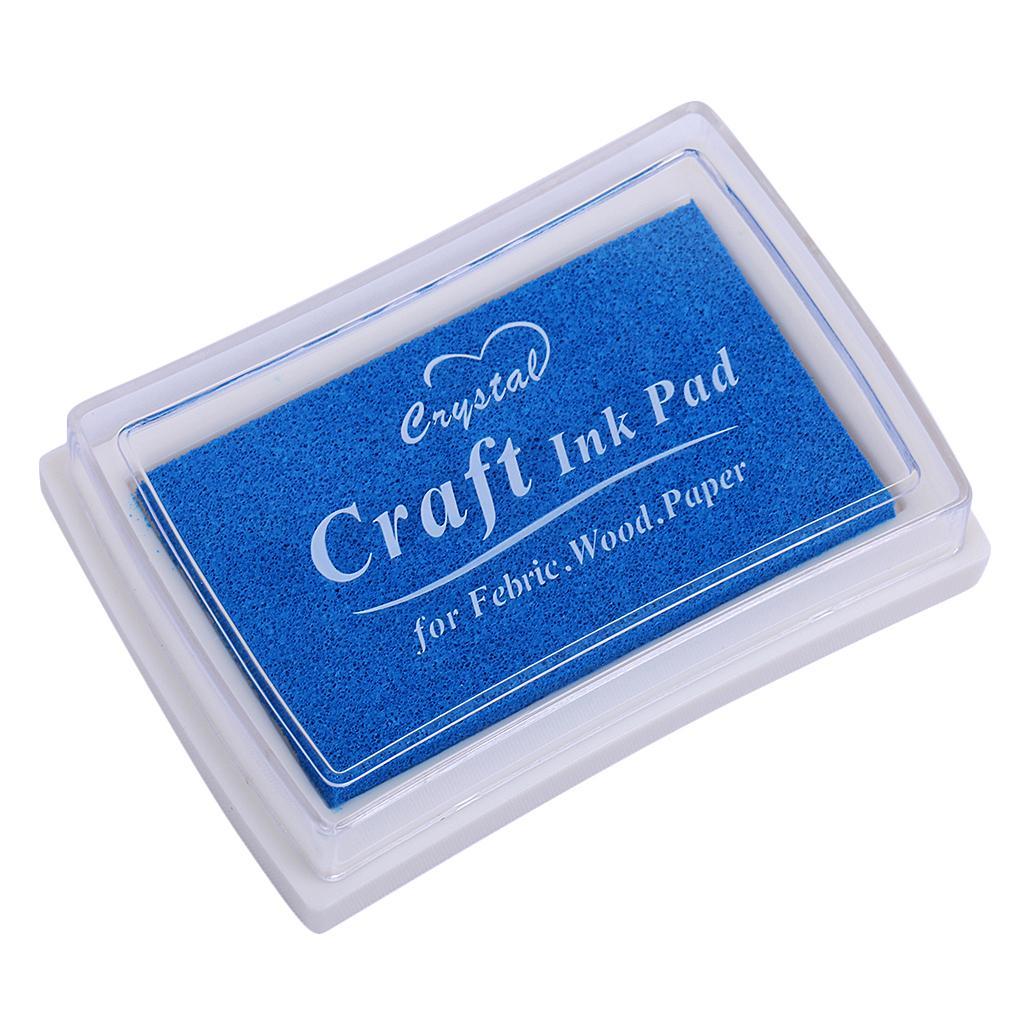 2 Pcs Stamp DIY Craft Ink Pad Print Paper Card Making Scrapbooking Kids Toys