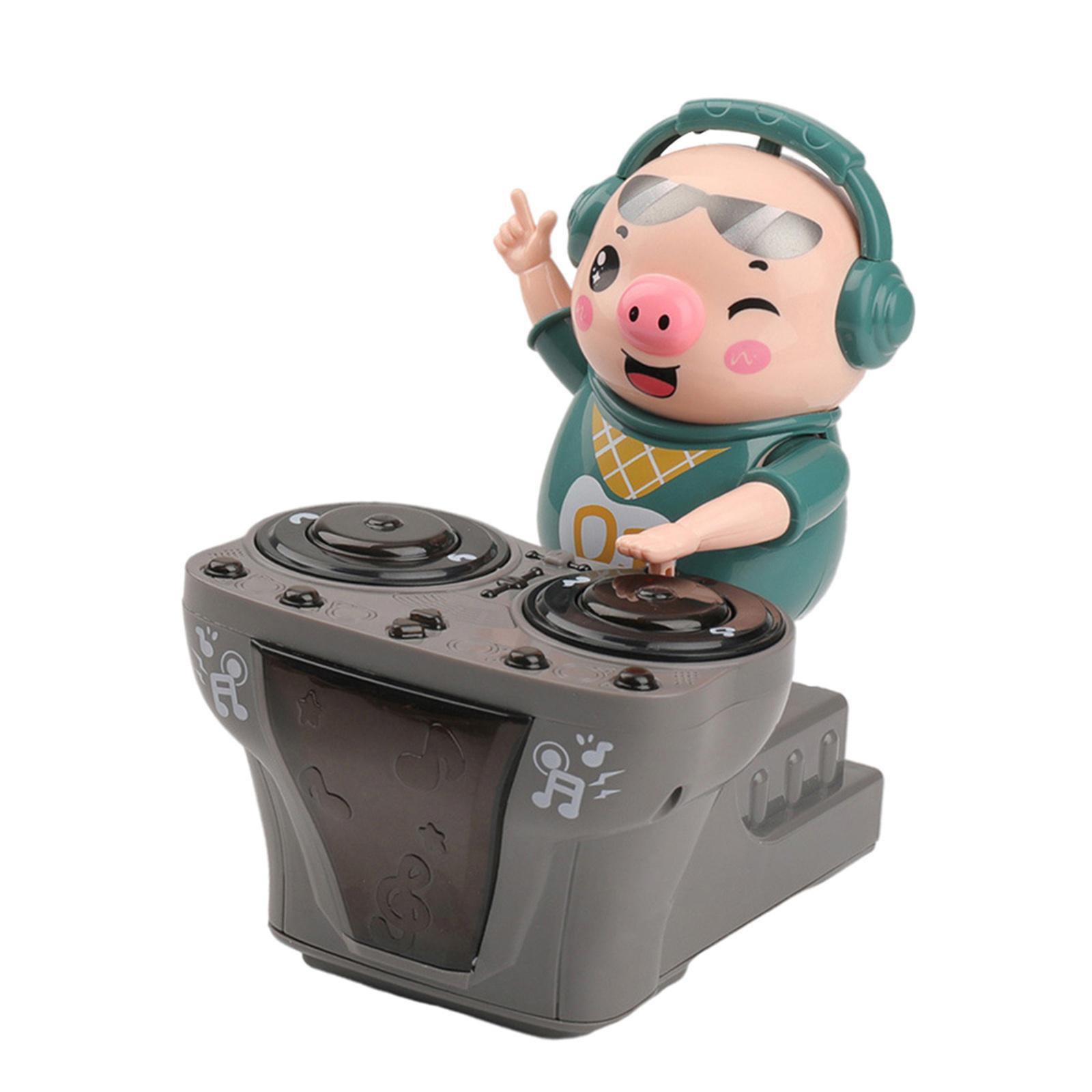 Little DJ Music Toy Dancing Piggy Doll for Baby Kids