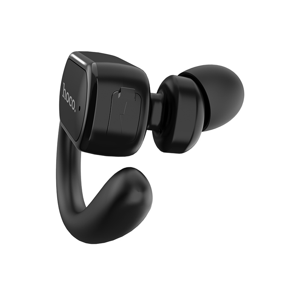 Tai nghe móc tai Bluetooth Hoco chuẩn kết nối Bluetooth 4.2 hỗ trợ kết nối cùng lúc 2 thiết bị, chất liệu ABS an toàn tặng nút tai silicon E26 - Hàng chính hãng