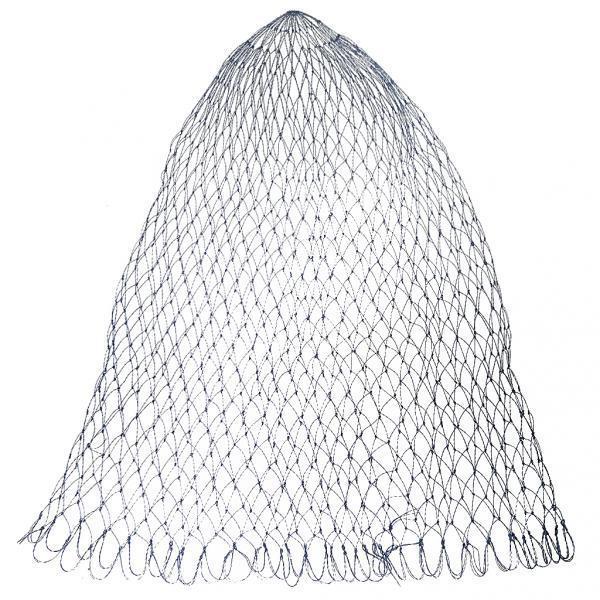 2x Portable Nylon Folding Fishing Landing Net Rhombus Mesh Land Dip Net-60cm