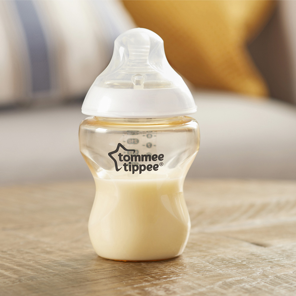 Bình sữa PPSU ty siêu mềm tự nhiên Tommee Tippee Closer to Nature 260ml, núm ty đi kèm 3-6 tháng