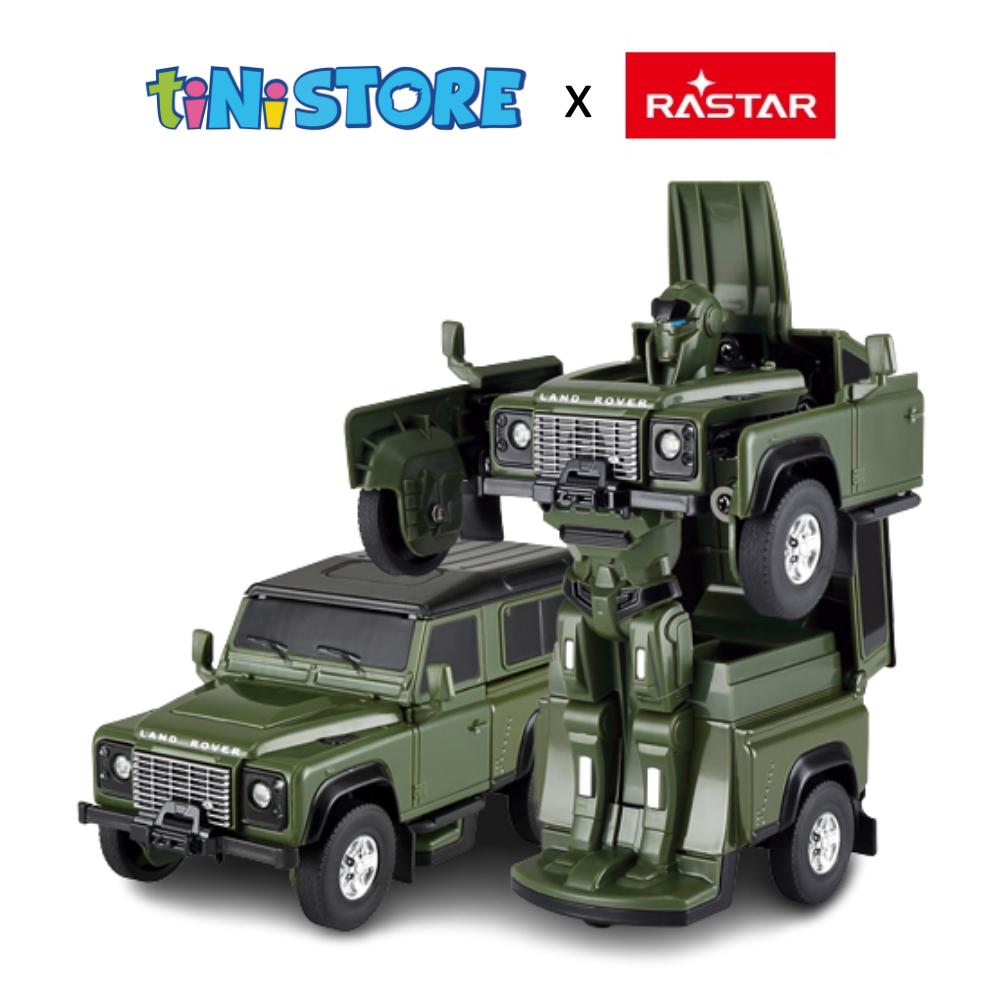 tiNiStore-Đồ chơi xe chạy trớn biến hình Robot 1:32 Land Rover Rastar 62000