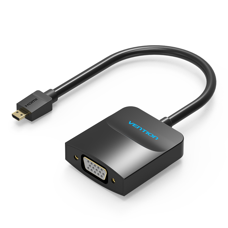 Cáp chuyển đổi Micro HDMI sang VGA Vention, hỗ trợ full HD - Hàng chính hãng