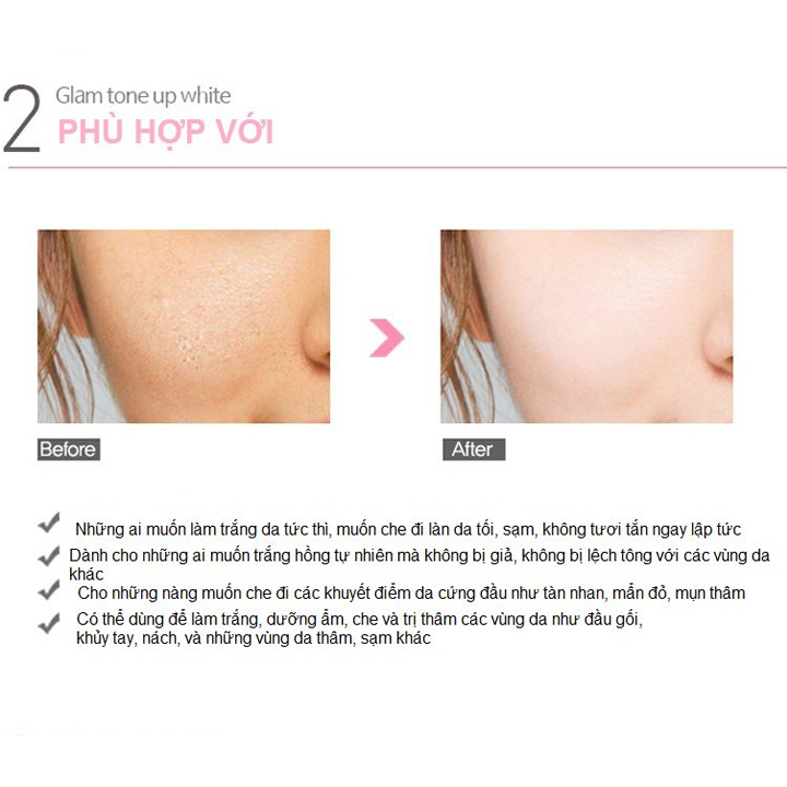 Kem Dưỡng Trắng Da HOPE GIRL GLAME TONE UP WHITE