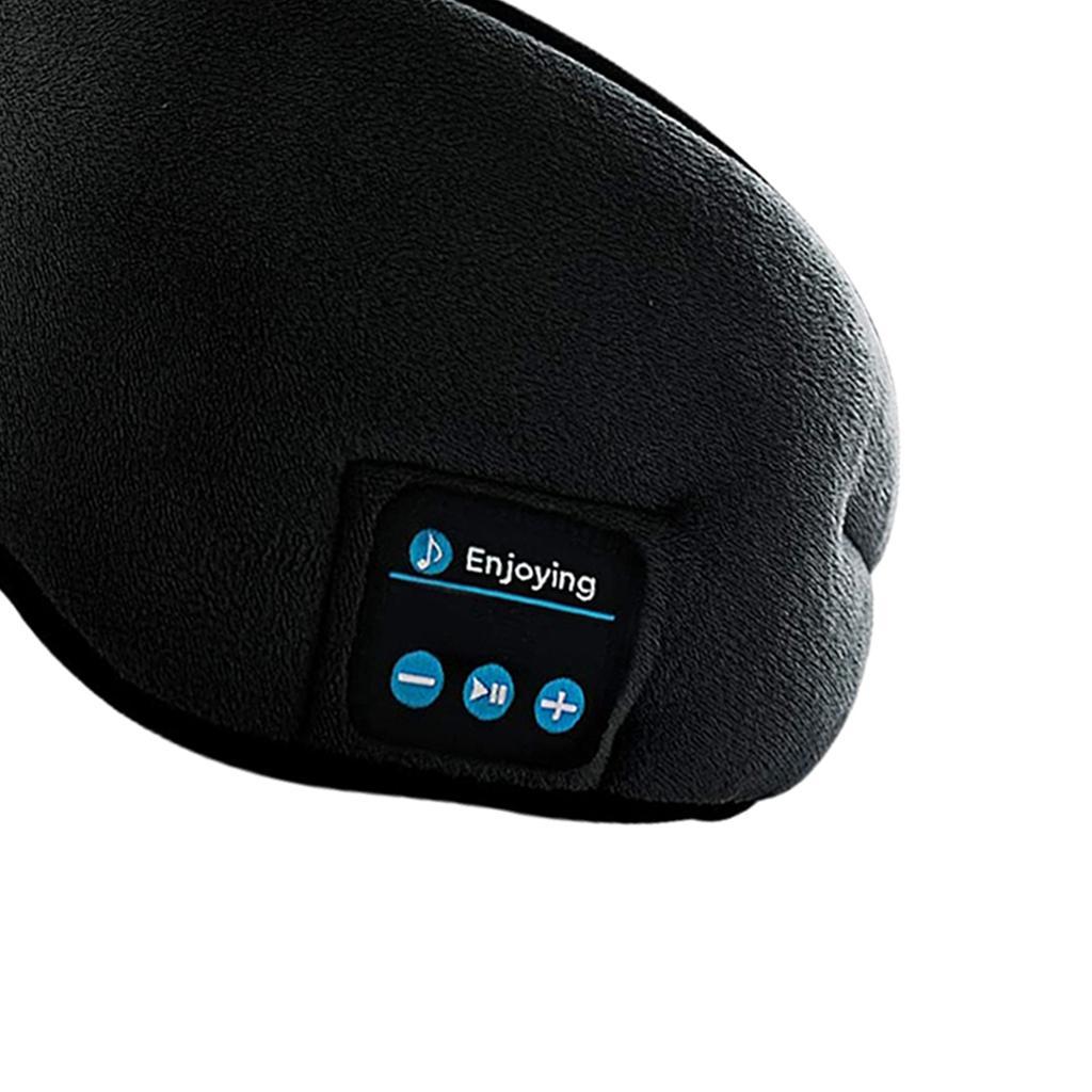 2X Upgraded Sleep Headphones Handsfree Stereo black