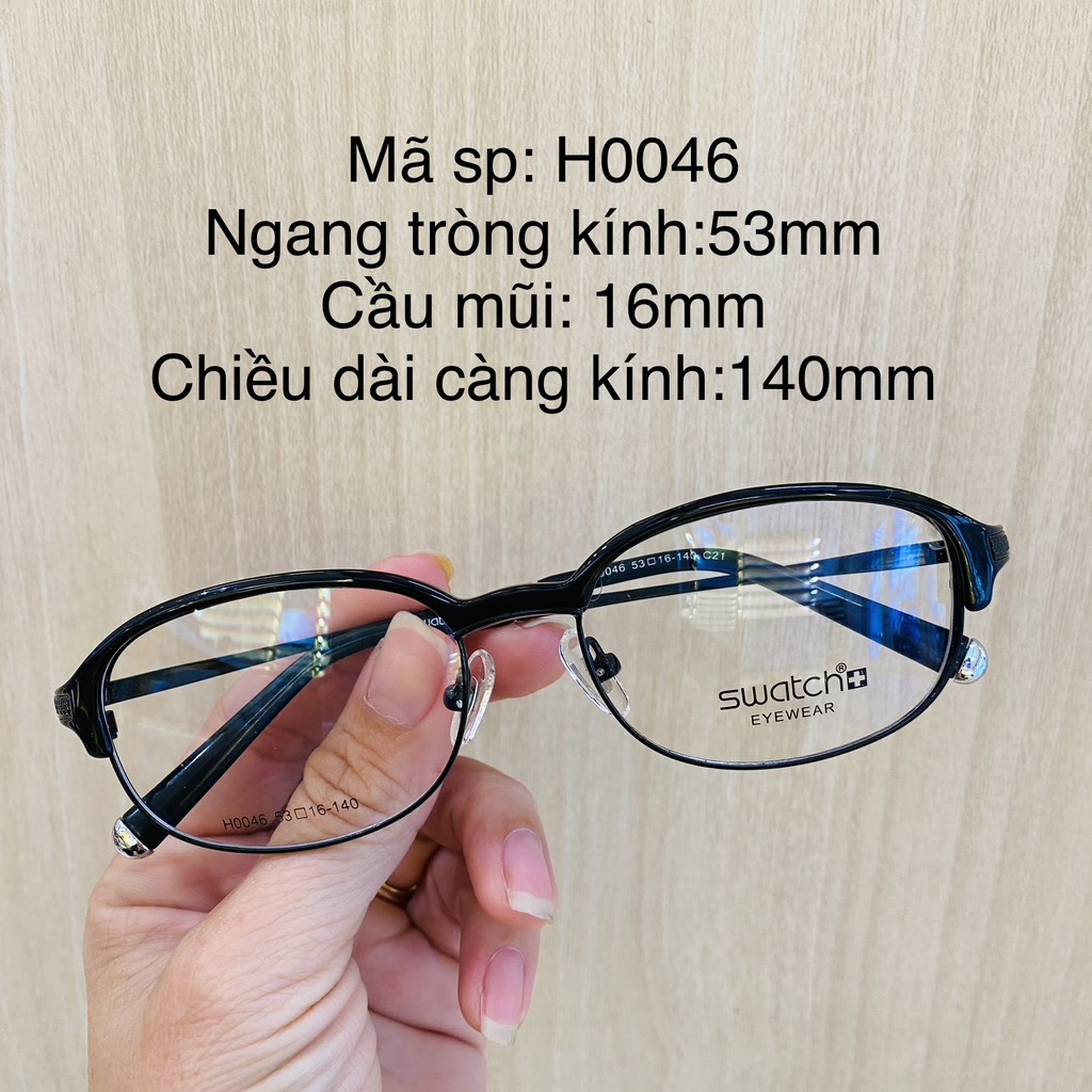 Gọng kính nhựa hợp kim H0046 9169 thời trang nam nữ siêu bền OURESS