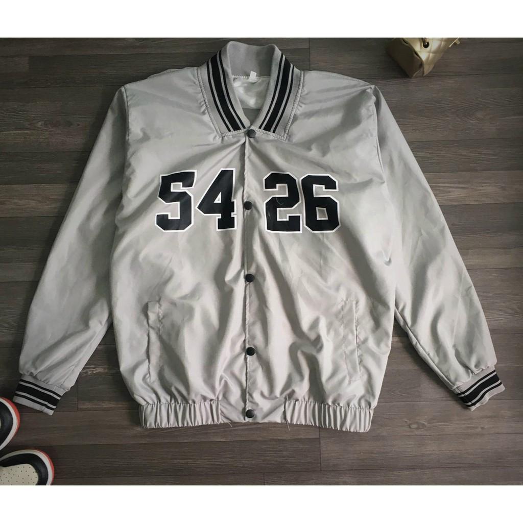 Áo khoác bomeber dù 5426 form rộng Unisex Nam Nữ Couple - bomber bóng chày dù gió nữ 2 lớp - Áo khoác Thiên HÀ