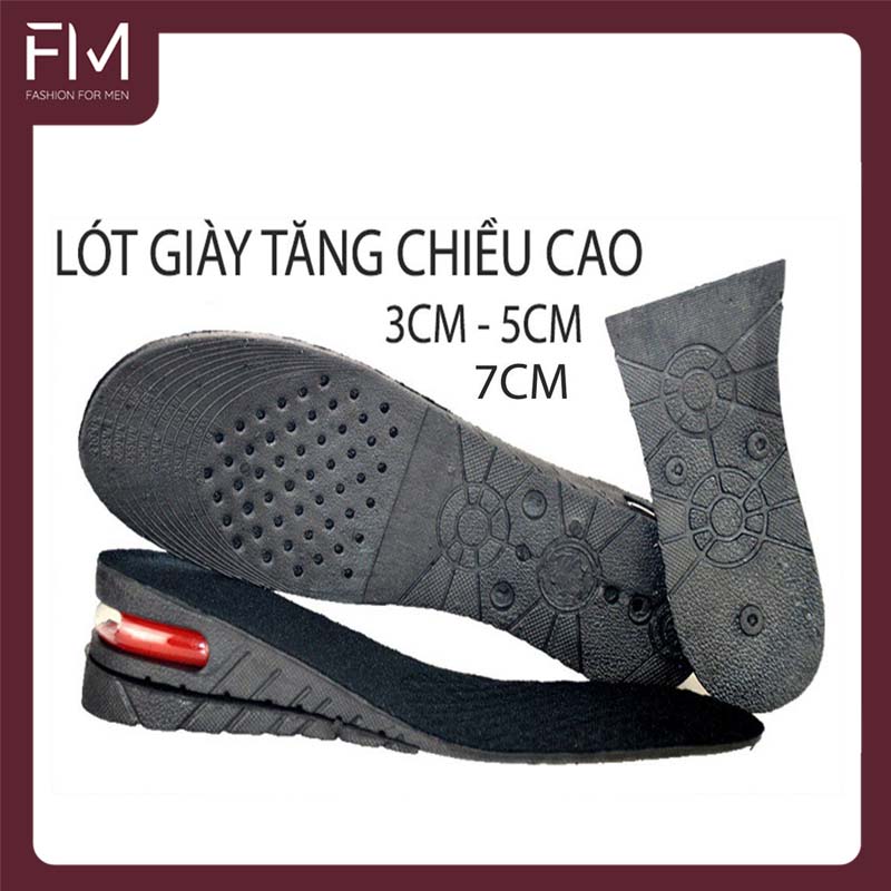 Bộ 1 Cặp Lót Giày Tăng Chiều Cao Đệm Khí ,Êm Chân Thoáng Mát Dùng Cho Mọi Loại Giày - FMCA038