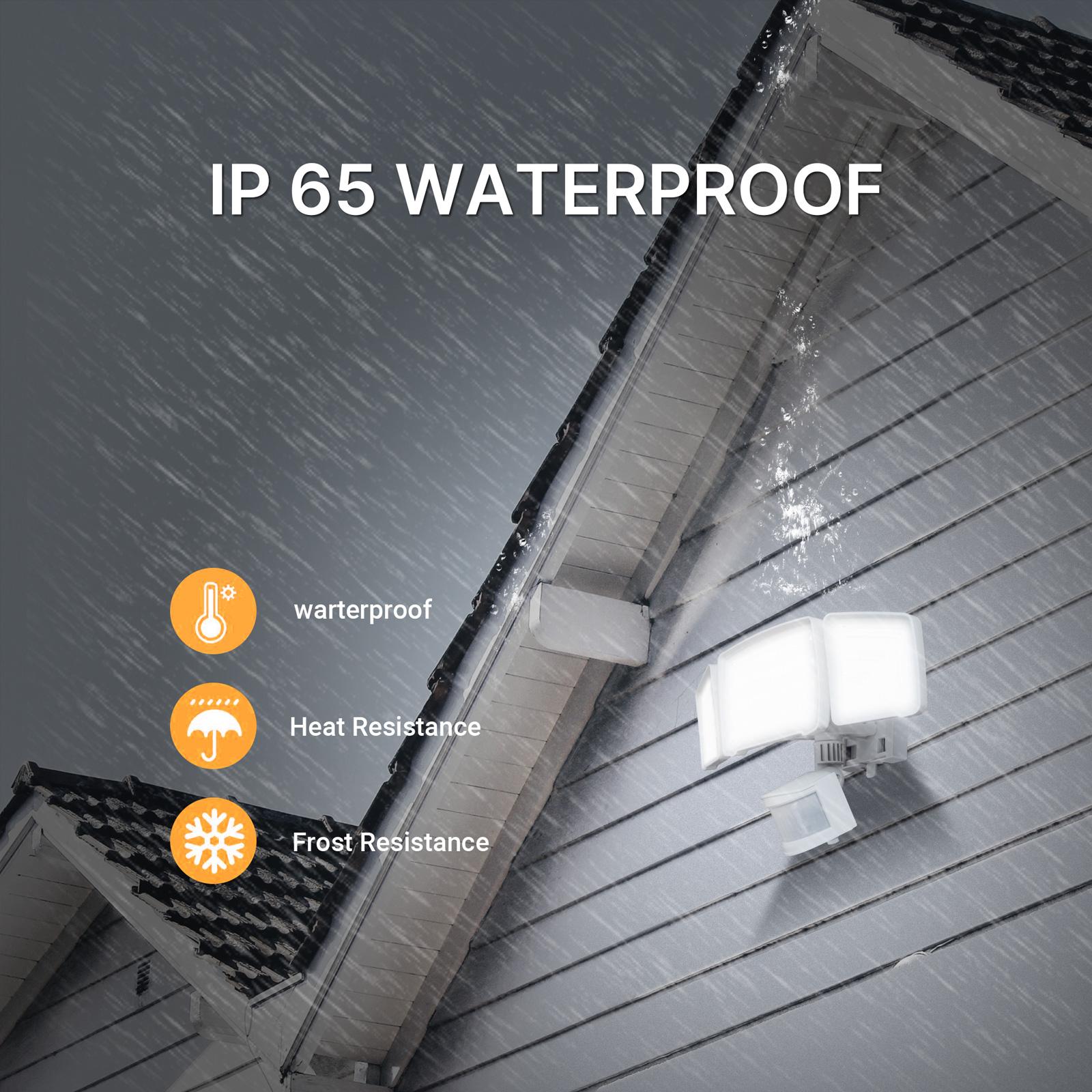 Đèn Đường Năng Lượng Mặt Trời 2000Lm Chống Thấm Nước 5000K Cảm Biến Chuyển Động