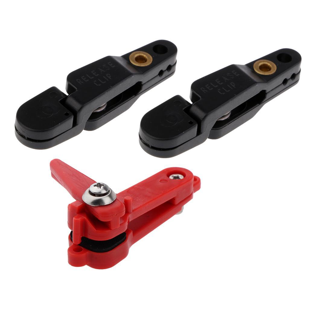 3 Pack Snap Release Clip for Weight and Offshore Fishing - Heavy Tension & Adjustable