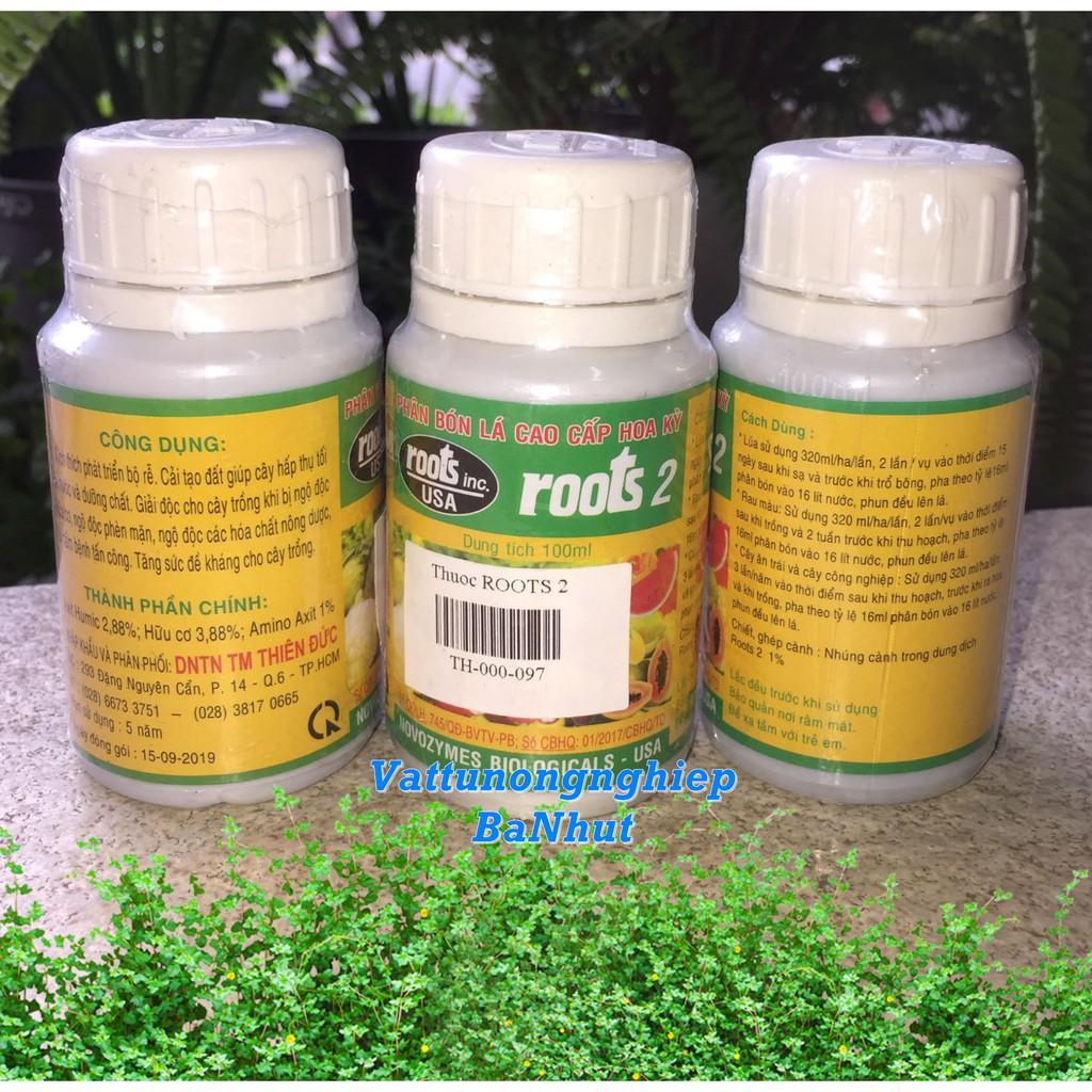 Phân Bón Lá Cao Cấp Kích Ra Rễ ROOTS 2 Hoa Kỳ (100ml)