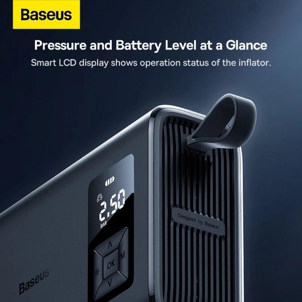 Máy bơm lốp ô tô không dây xi lanh kép Baseus Mega EnergyPump Series 250W