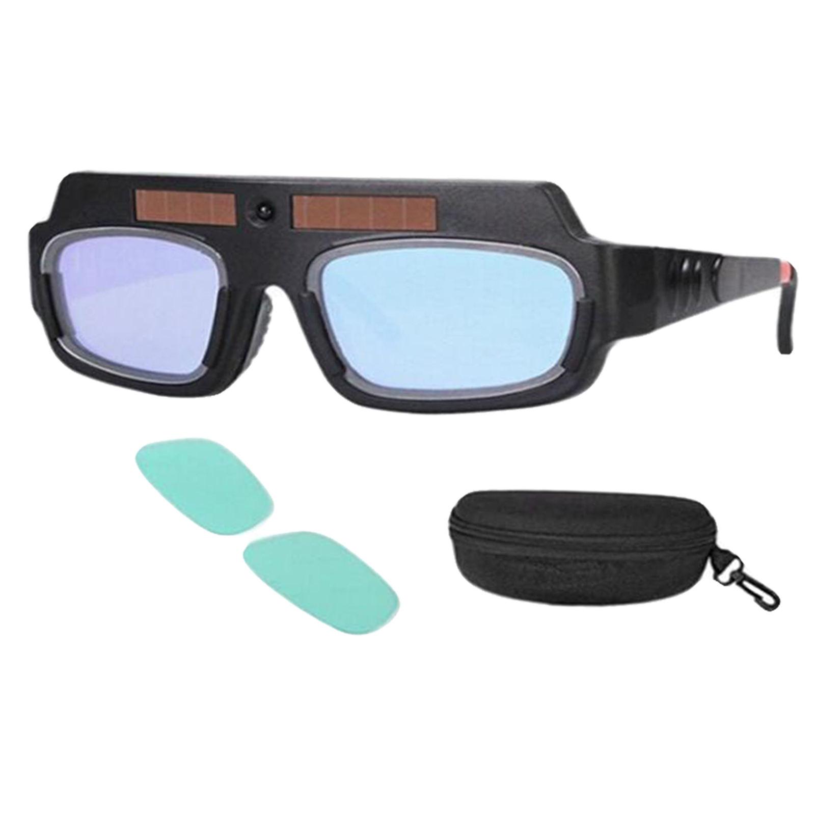 Auto Darkening Welding Goggles Eye Protection Solar Powered Welder Glasses