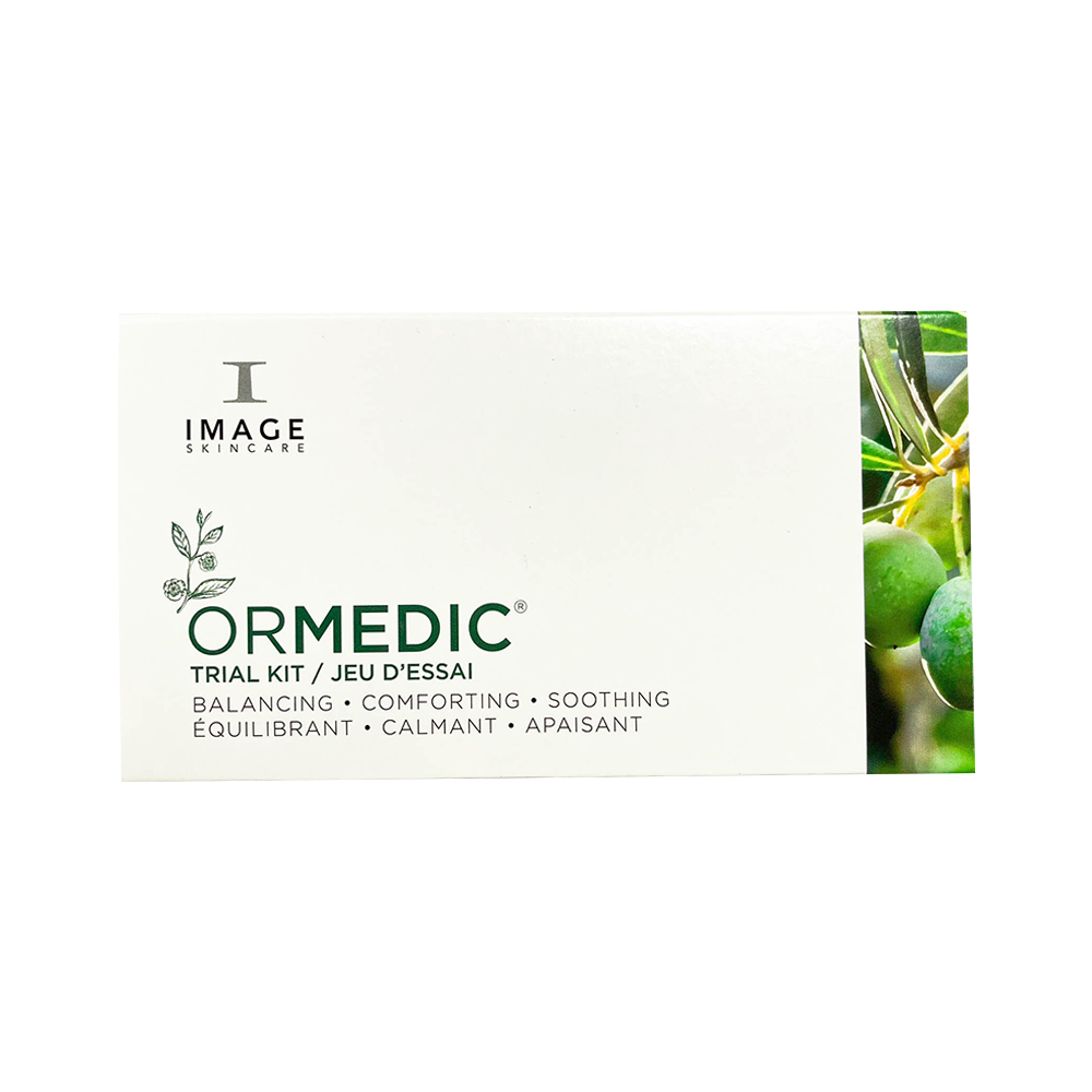 Bộ 4 món mỹ phẩm cân bằng và làm dịu Image Ormedic Trial Kit dành cho da nhạy cảm, bà bầu 29.6g