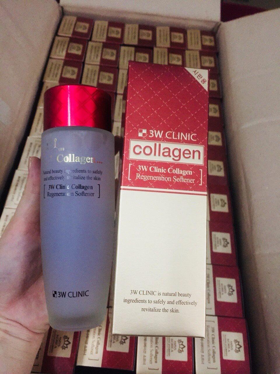 Nước hoa hồng  3w clinic collagen Regeneration Softener – Hàn quốc