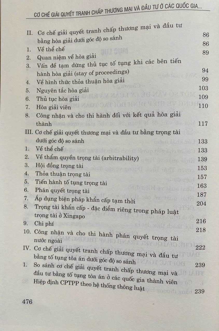 Cơ chế giải quyết tranh chấp thương mại và đầu tư