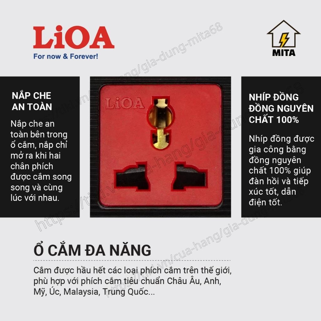 Ổ CẮM ĐIỆN KÉO DÀI ĐA NĂNG TRUNG TÂM CÓ MẠCH CHỐNG SÉT LIOA 10OFFICE-3