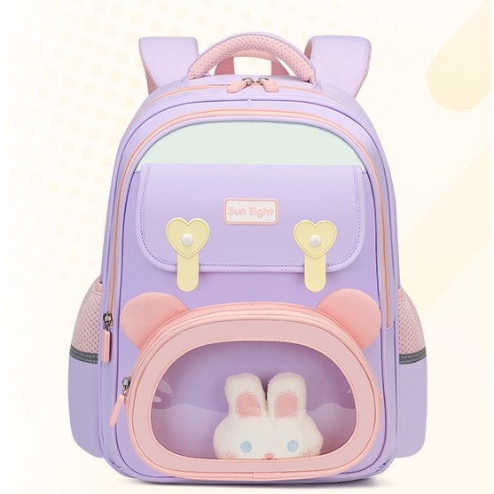 Balo SUN EIGHT - 22260 Cặp sách học sinh Cấp 1 siêu nhẹ, chống gù, chống thấm nước