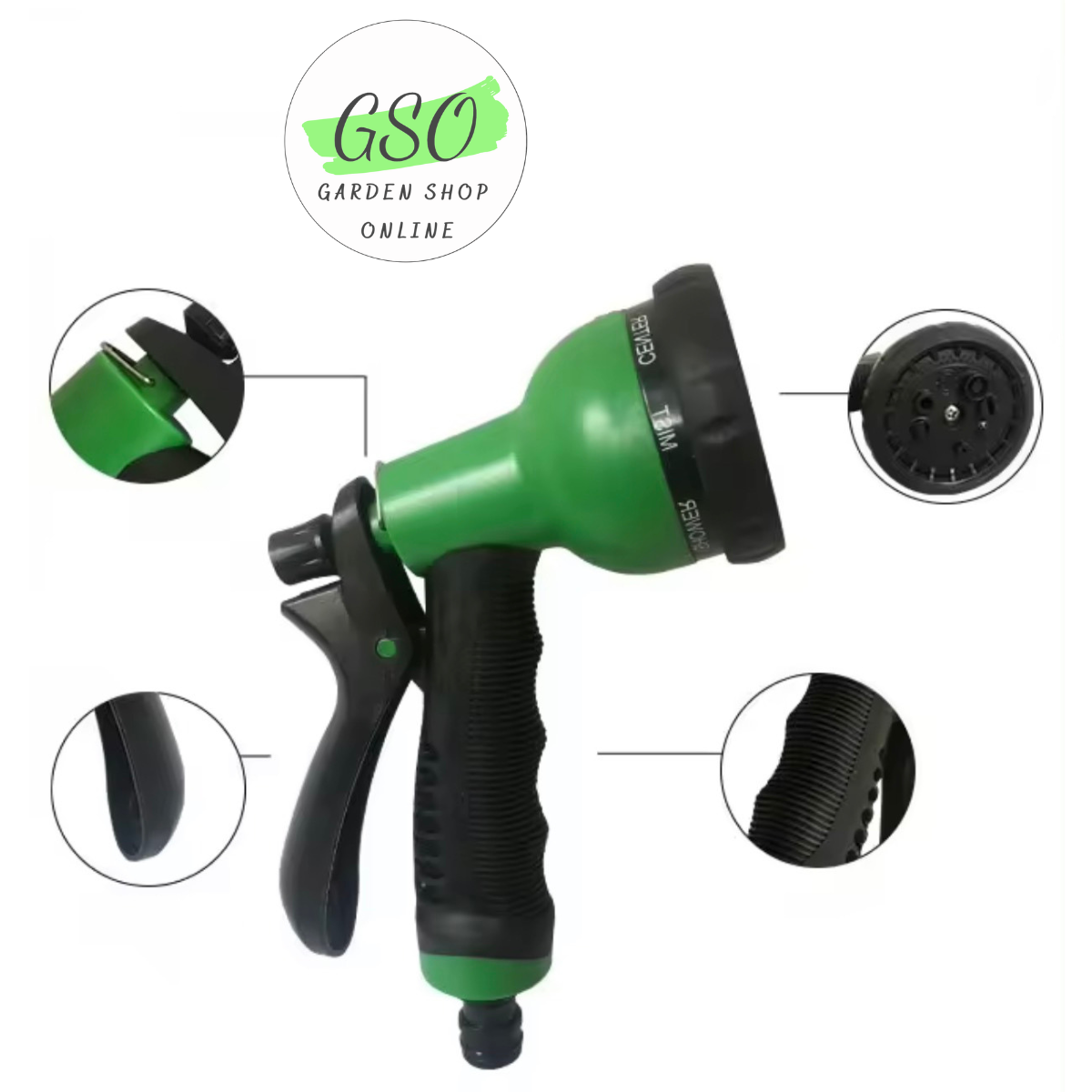 Vòi xịt nước tưới cây, rửa xe, phun sương đa năng