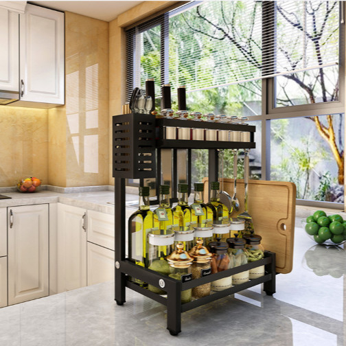 Kệ gia vị KN 133, kệ gia vị 2 tầng đa năng