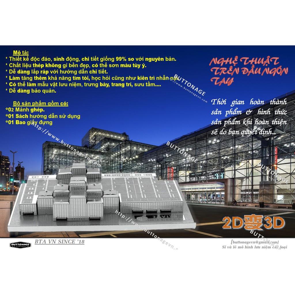 Mô Hình Lắp Ráp 3d Tòa Nhà Trung tâm hội nghị Jacob K. Javits