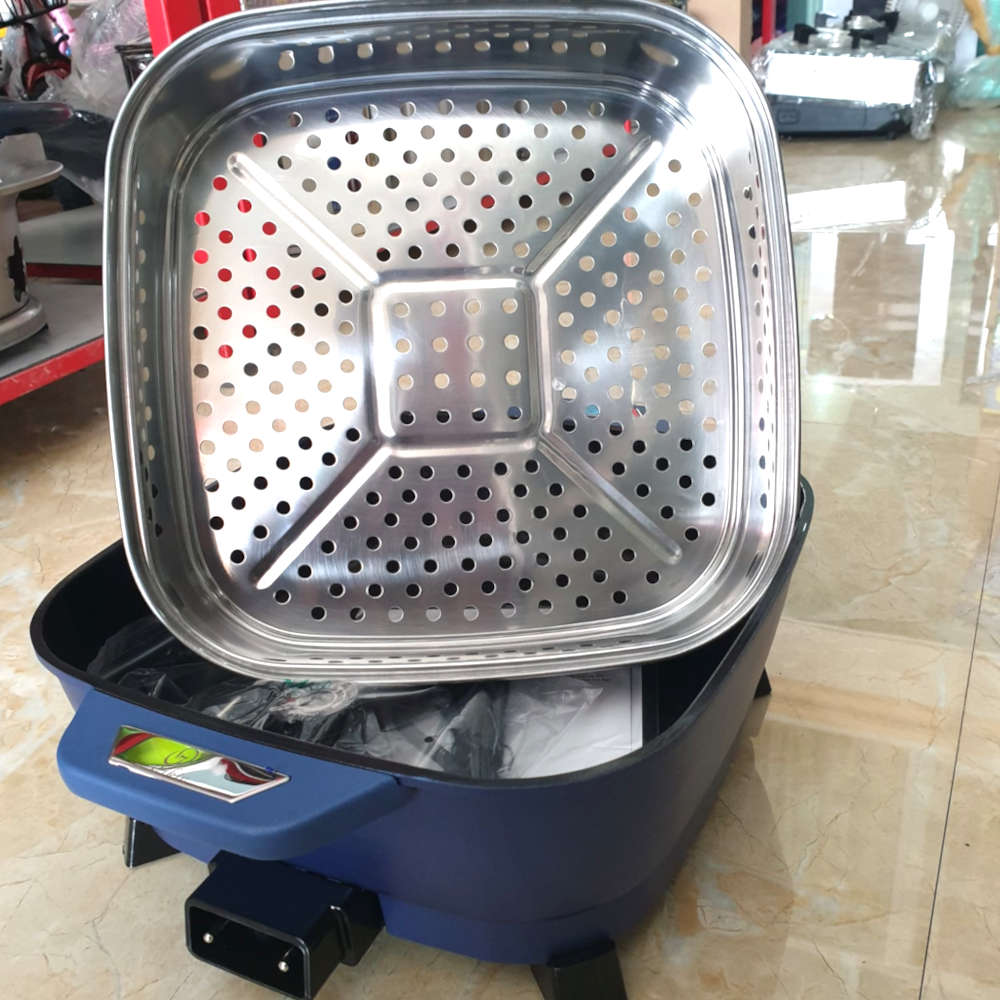 Nồi lẩu điện kèm hấp đa năng Orkin Thái Lan OR55 dung tích 5.5L công suất 1500W - Hàng chính hãng