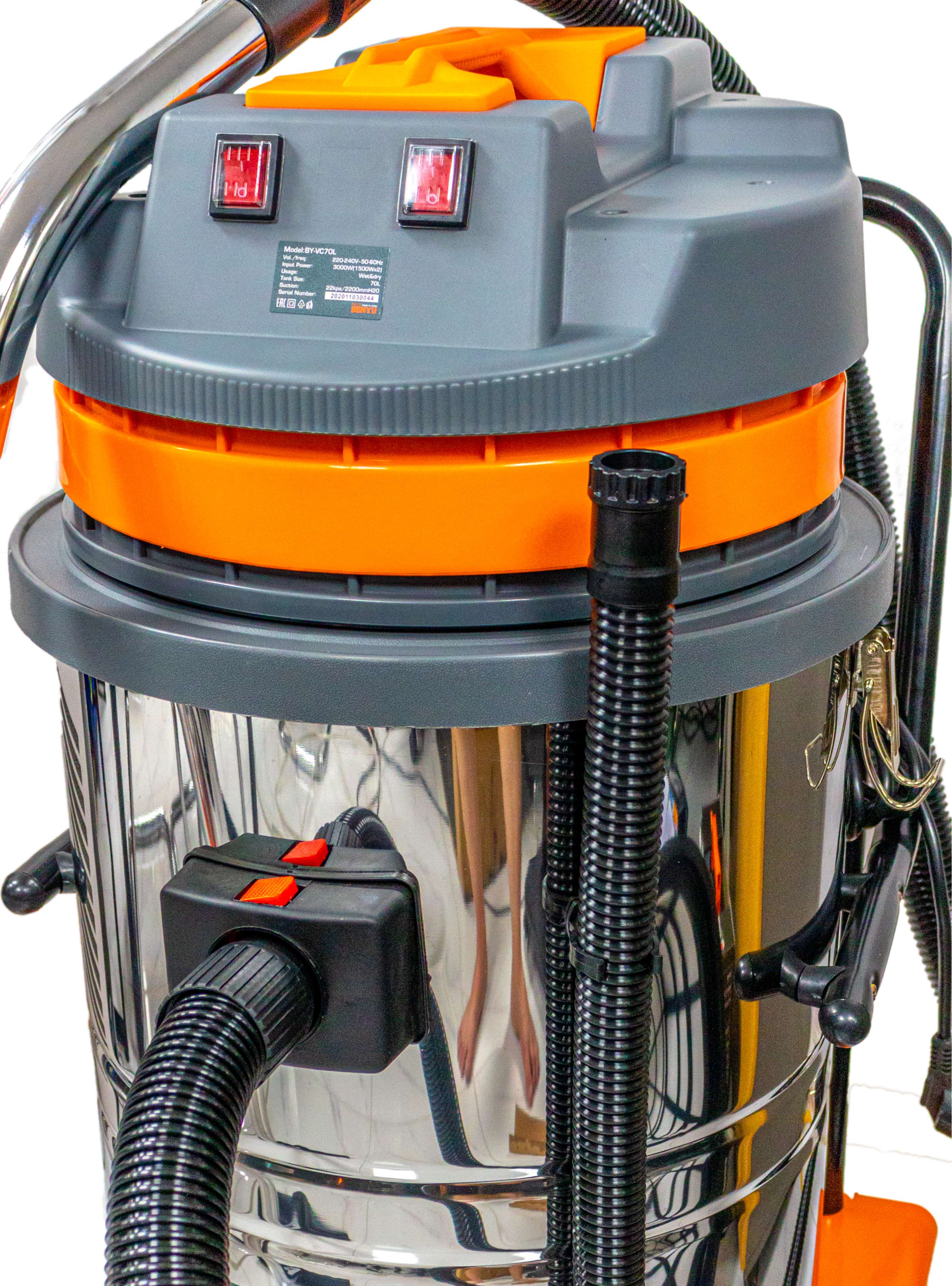 Máy Hút Bụi Công Nghiệp Hút Khô Và Ướt BENYU BY-VC70L - Hàng Chính Hãng