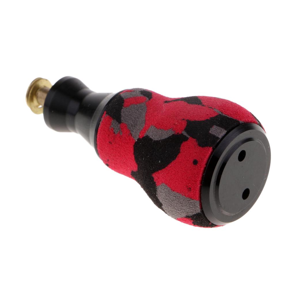 Red EVA Reel Handle Knob Fishing Reel Handle EVA Grip for Baitcasting Reel