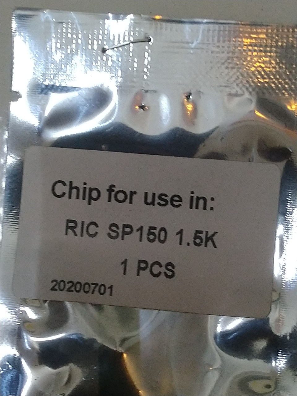 Chip mực dành cho máy in Ricoh Sp 150U/150S/ 150w