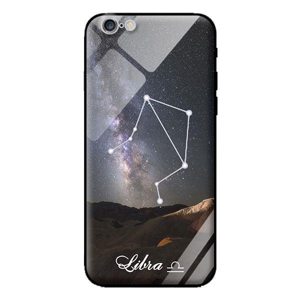 Ốp kính 12 cung Hoàng Đạo cho iPhone 6 Plus Libra - Hàng chính hãng