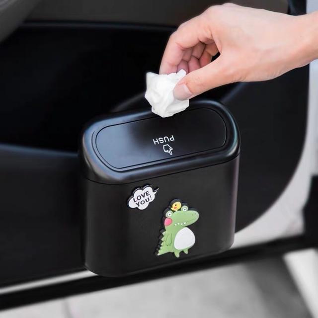 Giỏ đựng đa năng, đựng rác hoặc các vật dụng nhỏ trên xe hơi - phụ kiện trang trí oto cao cấp