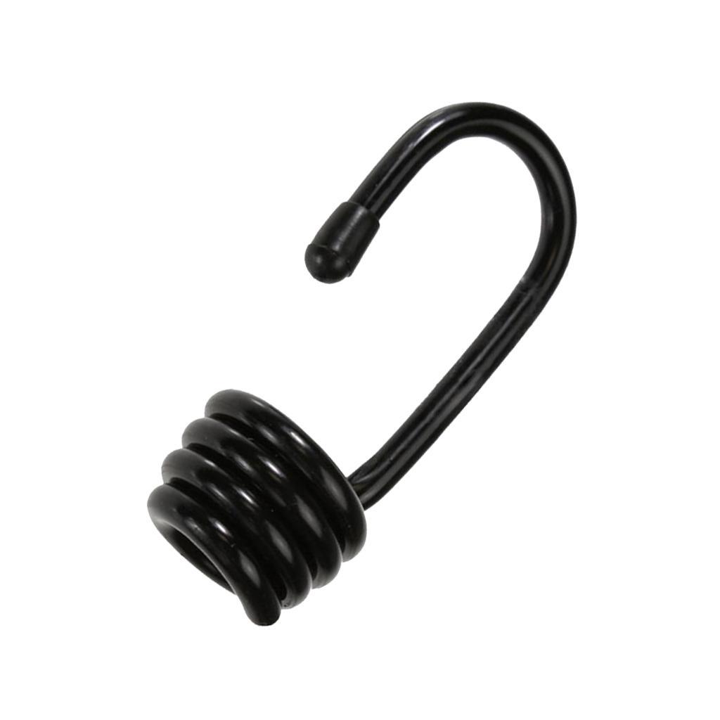 12pcs Steel Wire End Hooks for 6mm Dia. Shock Cord Rope Tie Down Straps DIY