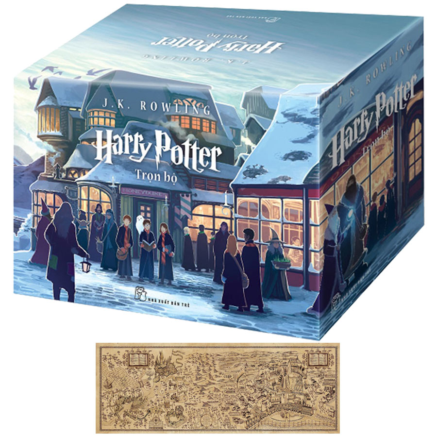 Boxset Harry Potter - Tiếng Việt (Trọn Bộ 7 Tập) (Tặng Kèm Bản Đồ Ma Thuật)