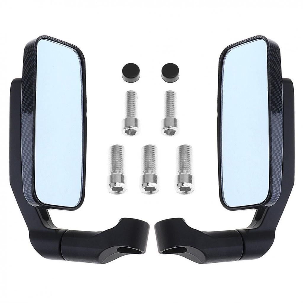 Gương chiếu hậu 8mm 10mm bằng sợi carbon cho xe máy