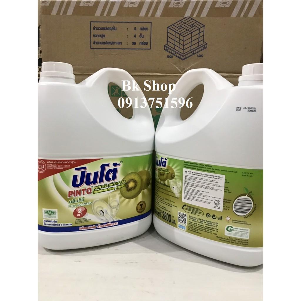 Nước rửa chén Pinto hương Kiwi 3.800ml Thái Lan